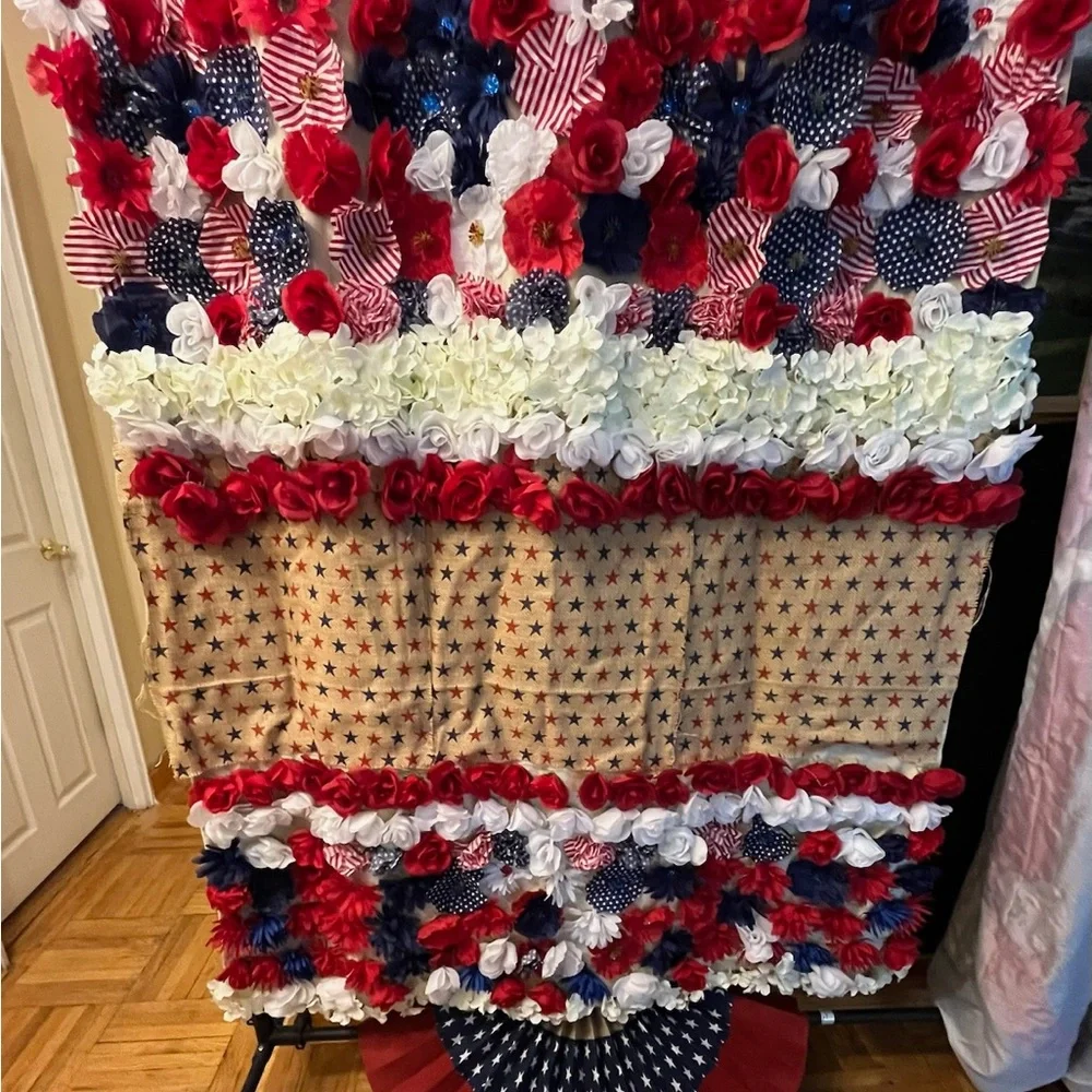 Handmade Flower Wall Photo Party Backdrop